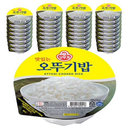 인기있는 오뚜기 맛있는 오뚜기밥, 210g, 48개입 ···