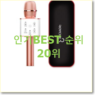  콕 찝어알려드림 노래방마이크 아이템 인기 BEST 순위 20위