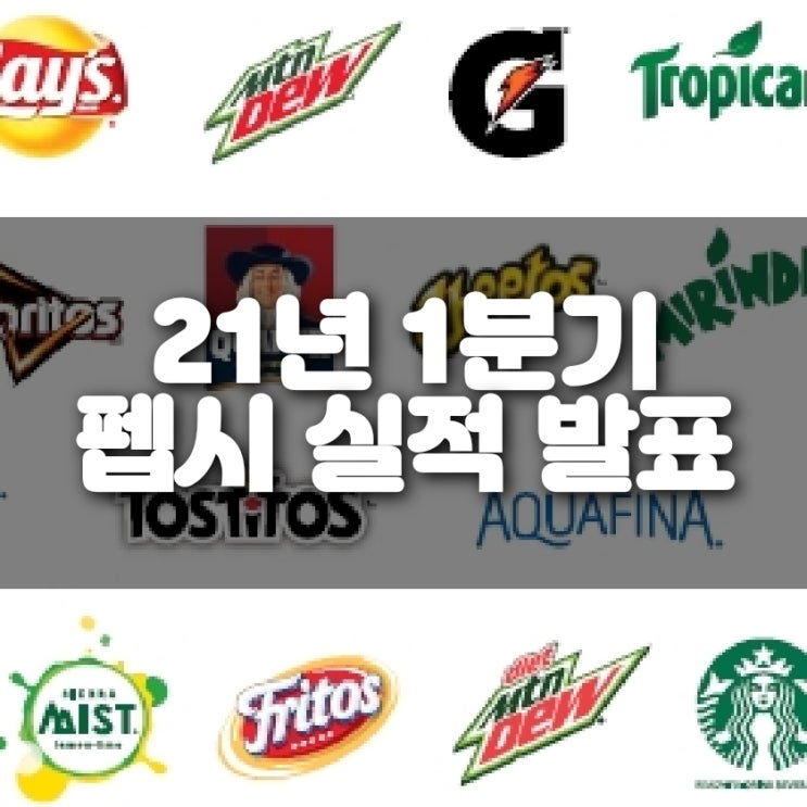  21년 1Q 펩시(PEP) 실적 발표 (타겟프라이스 인상)