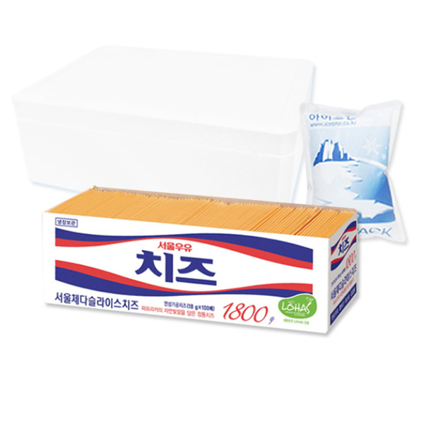 인기 많은 서울우유 서울 체다슬라이스치즈 1.8kg(아이스박스), 1.8kg, 1개 좋아요 인기 많은 서울우유 서울 체다슬라이스치즈 1.8kg(아이스박스), 1.8kg, 1개 좋아요