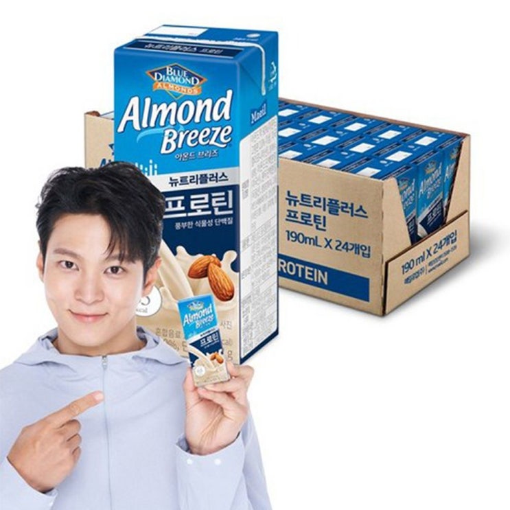 가성비 뛰어난 아몬드브리즈 뉴트리플러스 프로틴 190ml x 24팩 SM+9888EA, 1 추천합니다 가성비 뛰어난 아몬드브리즈 뉴트리플러스 프로틴 190ml x 24팩 SM+9888EA, 1 추천합니다