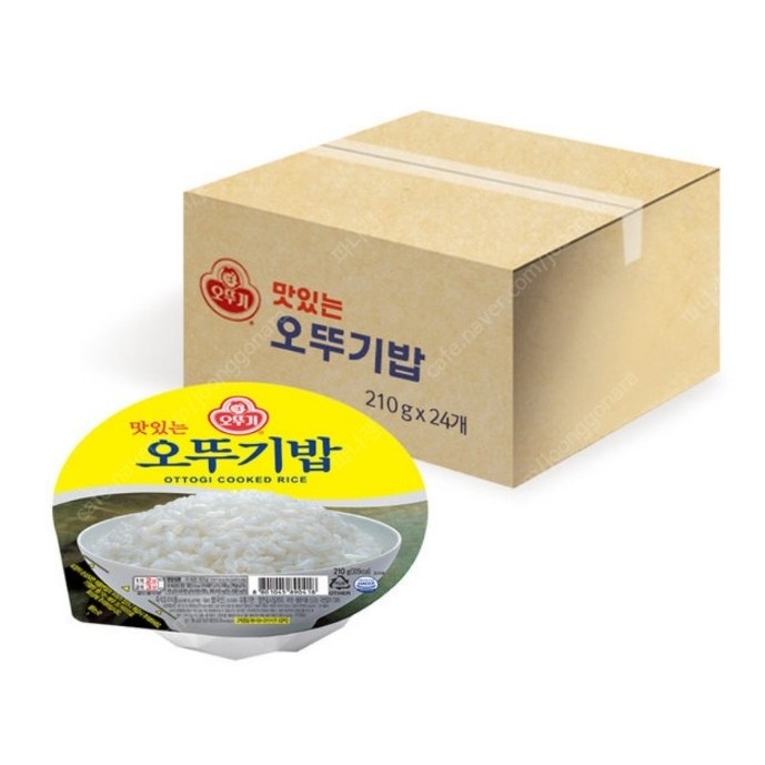 선호도 높은 맛있는 오뚜기 백미밥 210g*12입 X 2개 (총 24개)_NC백화점, 24개 추천해요