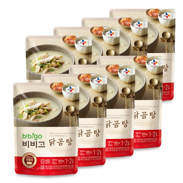 인지도 있는 비비고 닭곰탕, 500g, 8개 ···