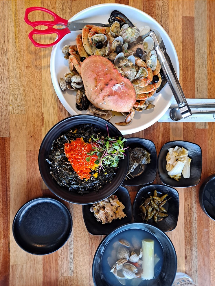  [광주 오포 맛집] 새우닭 오포점 에서 갈릭버터 게+새우찜 클리어 ! 존맛 배달