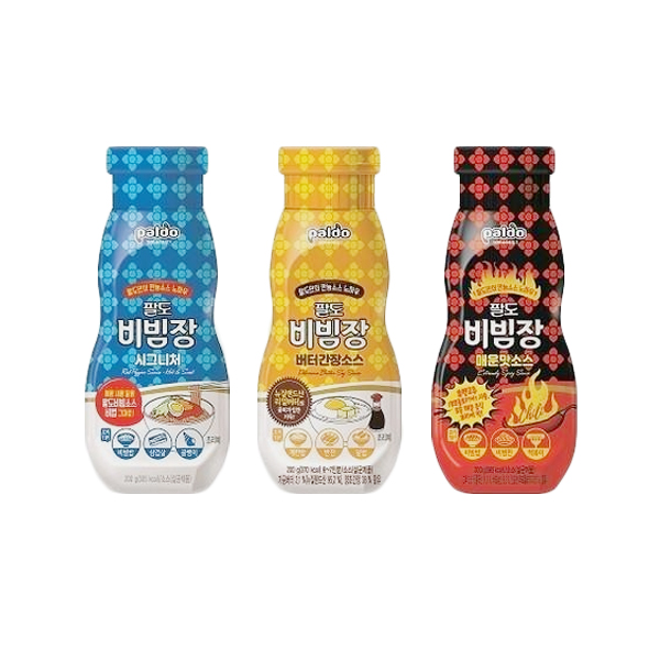 가성비 좋은 팔도 비빔장 시그니쳐 200g + 버터간장소스 매운맛소스 비빔/냉면장, 6개 ··· 가성비 좋은 팔도 비빔장 시그니쳐 200g + 버터간장소스 매운맛소스 비빔/냉면장, 6개 ···