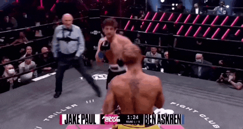 제이크 폴 vs 벤 아스크렌 결과(GIF) - UFC 망신? 제이크 폴 vs 벤 아스크렌 결과(GIF) - UFC 망신?