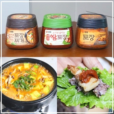 저녁메뉴 삼겹살 된장찌개 샘표 토장찌개양념, 매콤쌈토장으로 뚝딱 만들어요