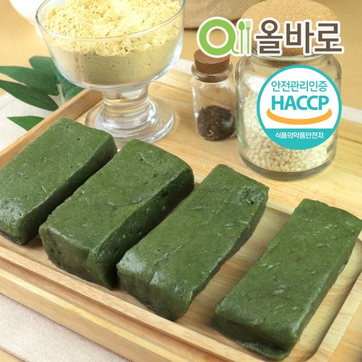 많이 팔린 바로푸드 올바로 수제 쑥 인절미 1박스(100g X 10개), 1개 ···