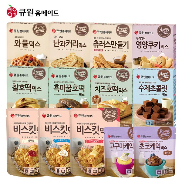 많이 찾는 큐원 삼양사 홈메이드 믹스 22종 모음전/DIY요리, 01_와플믹스 500g 추천해요 많이 찾는 큐원 삼양사 홈메이드 믹스 22종 모음전/DIY요리, 01_와플믹스 500g 추천해요