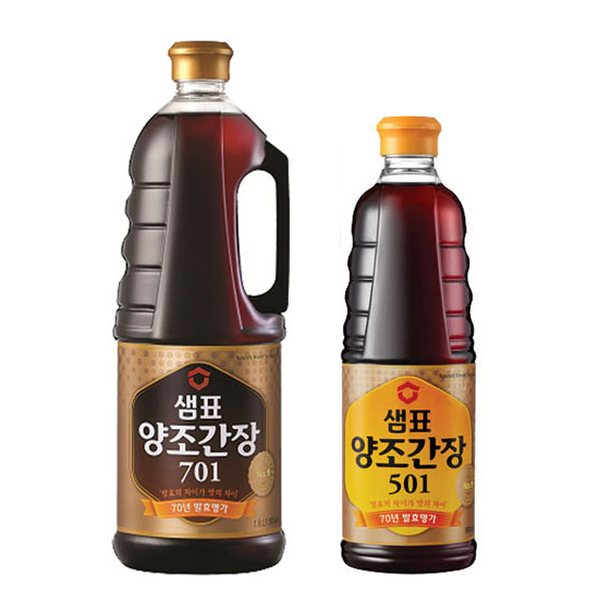 후기가 좋은 샘표식품 양조간장 701 1.8L + 501 930ml, 1세트 좋아요