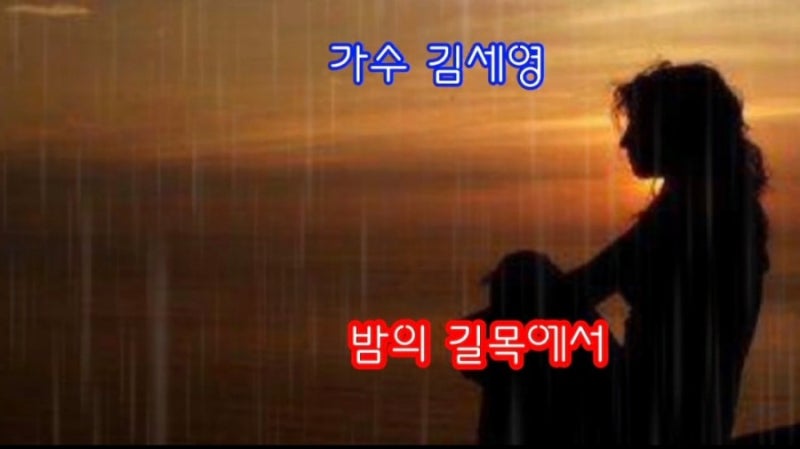 가수 김세영♡밤의 길목에서