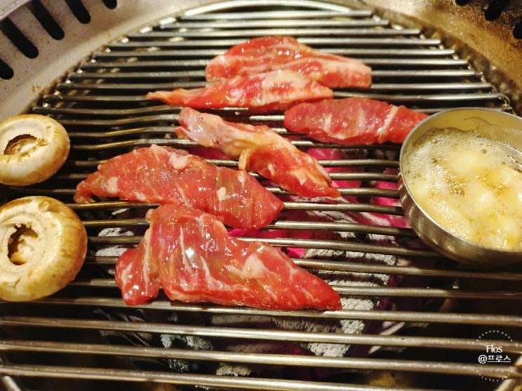  소갈비살이 맛있는 강남 수서역 맛집 논골집 ~  안창살도 맛있네요.