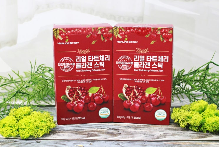  힐링스토리 리얼 타트체리 콜라겐 스틱 오후간식 추천