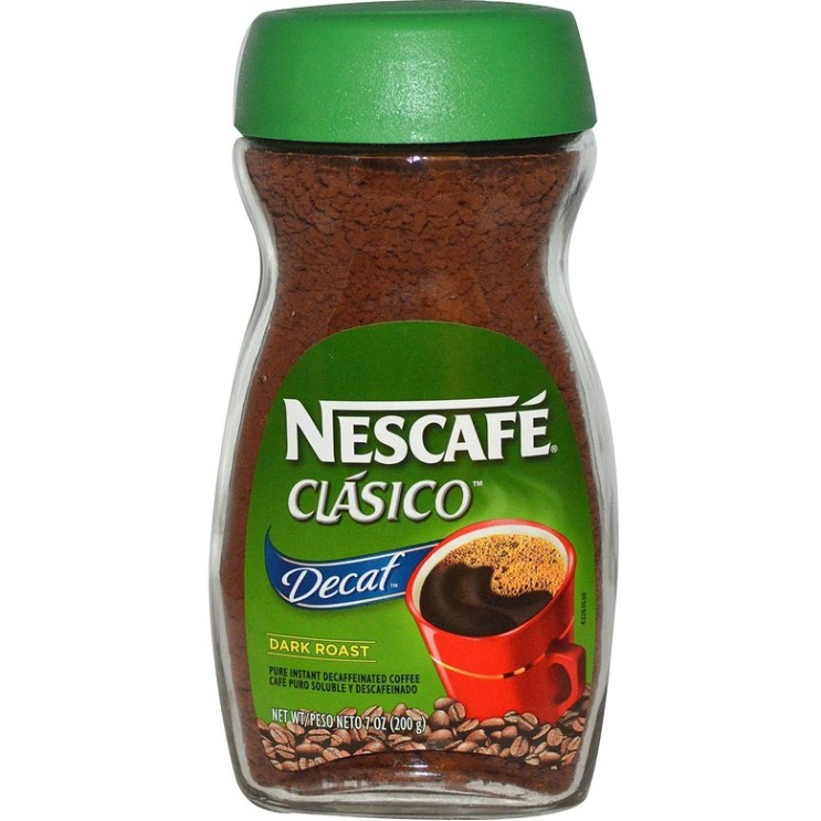 많이 찾는 Nescafe 클래시코 순수 인스턴트 디카페인 커피 무카페인 다크 로스트 200 g(7 oz) 추천해요