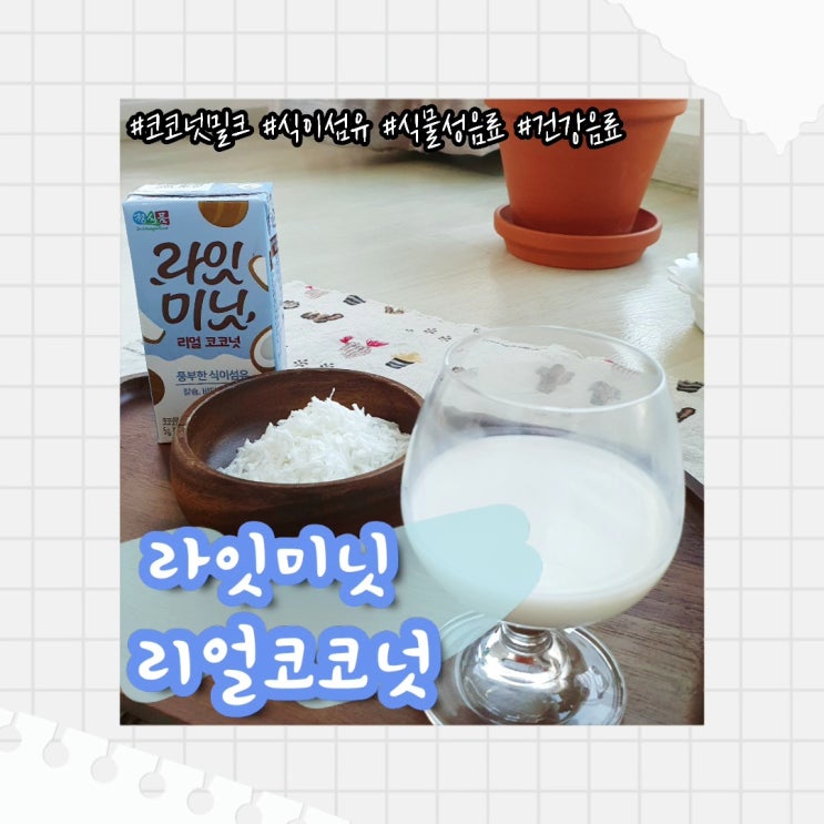  [리뷰] 코코넛밀크 한 팩으로 식이섬유 충전 :: 라잇미닛 리얼코코넛 (ft. 코코넛밀크 요리 레시피)