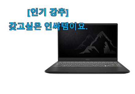 이래서 금방 품절도 되곤 하죠. 놀라운 msi 노트북 굿 상품 함께 봅시다 부모님도 맘에 들어해요