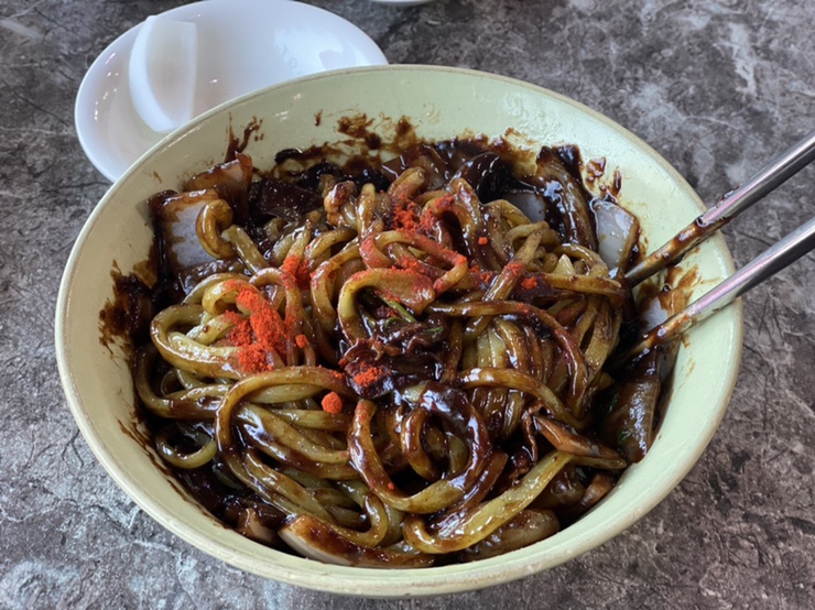  평택 안중 옛날손짜장 ! 쫄깃한 수타면