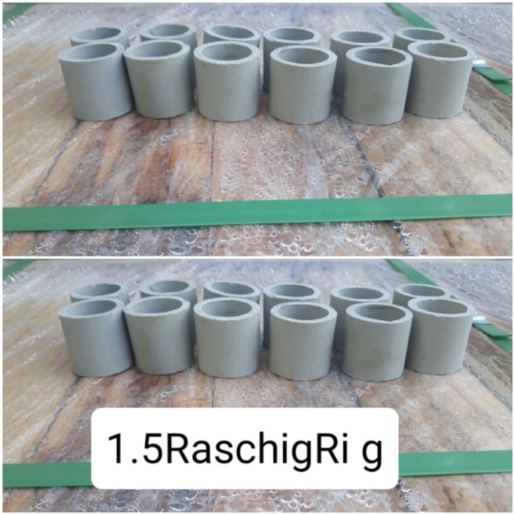  세라믹 Raschigring 1.5"