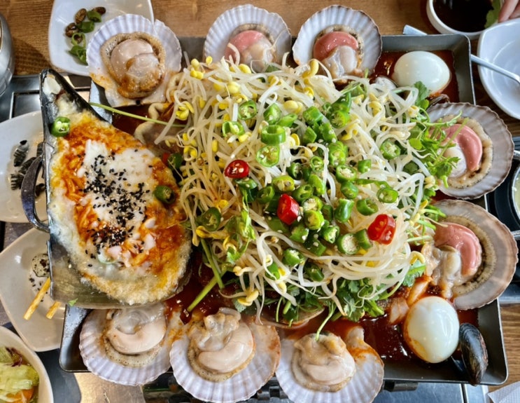  대전 조개구이맛집 중리동 또또포차 쪽갈비와 가리비 키조개를 함께 즐겨 보세요