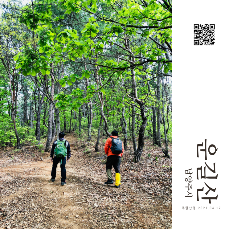  주말 산행 - 서울 근교 운길산 봄 산행