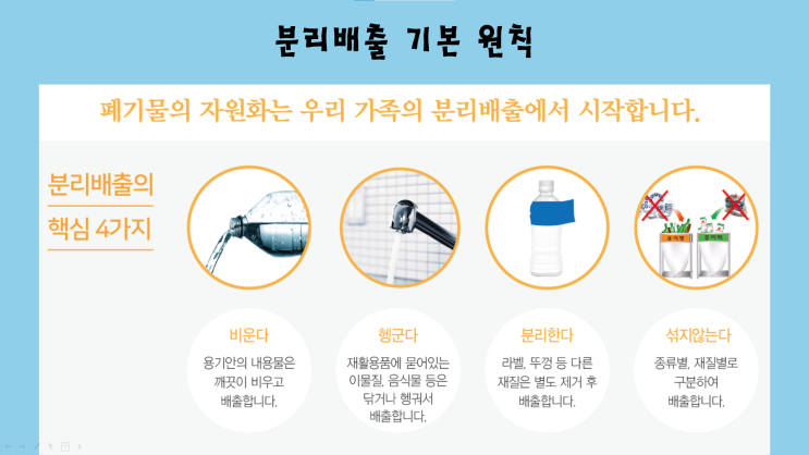  금속 캔,고철,발포합성수지(스티로폼) 분리수거 가이드