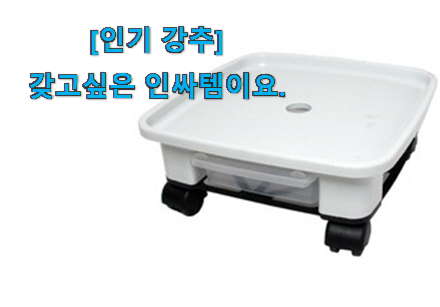 리뷰도 좋고 가격도 좋은 초대박 이동식 화분받침대 픽미꿀템 이네용 안사곤 못 참겠어요 ㅋㅋ