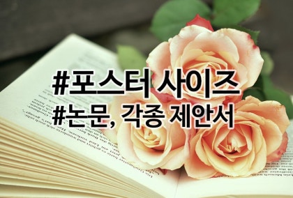 일반 포스터 크기