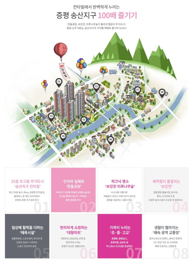  증평 송산지구 칸타빌 분양정보 모집공고