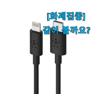  이렇게 좋은건 저만 알수 없죠 대박난 벨킨 라이트닝 어마어마한 갓템 소개합니다 신랑이 너무 좋아해요