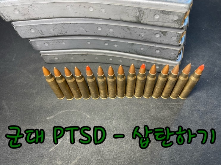  군대 PTSD - 5.56mm 더미탄 탄알집에 삽탄하기