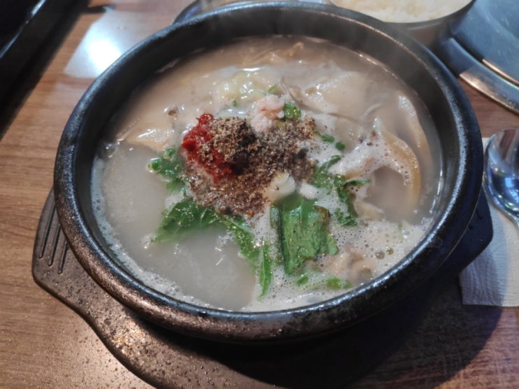  [용인/담소] 속을 든든하게 만드는 순대국밥 전문 "담소 소사골 순대육개장"