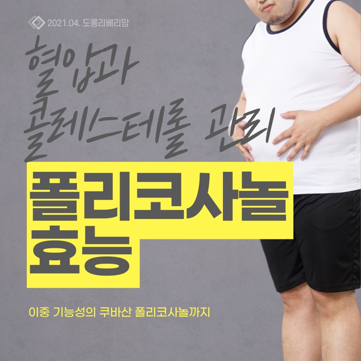  쿠바산 폴리코사놀 효능 복용법 체크