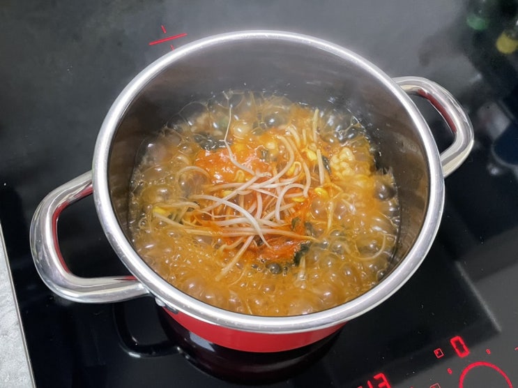  시원한 콩나물 해장라면
