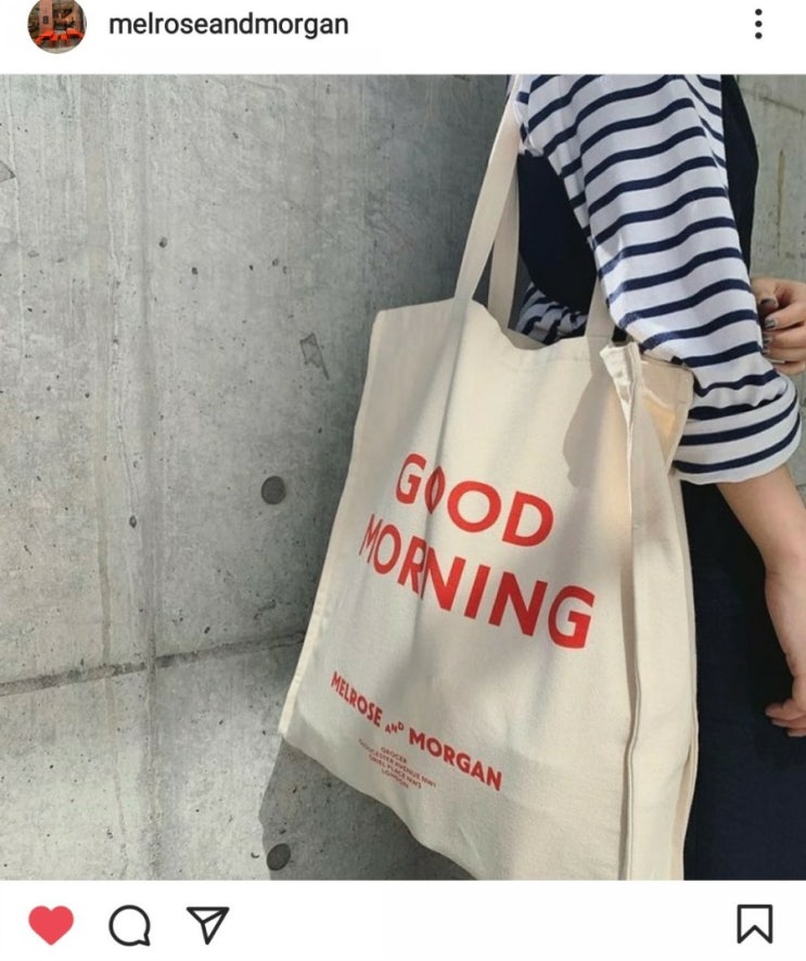  런던 멜로즈앤모건(melrose and morgan) 컨버스 에코백 추천 내돈내산
