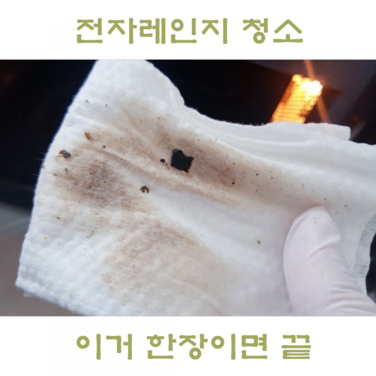  전자렌지 청소, 전자레인지 냄새제거 스팀 클리너로 해결