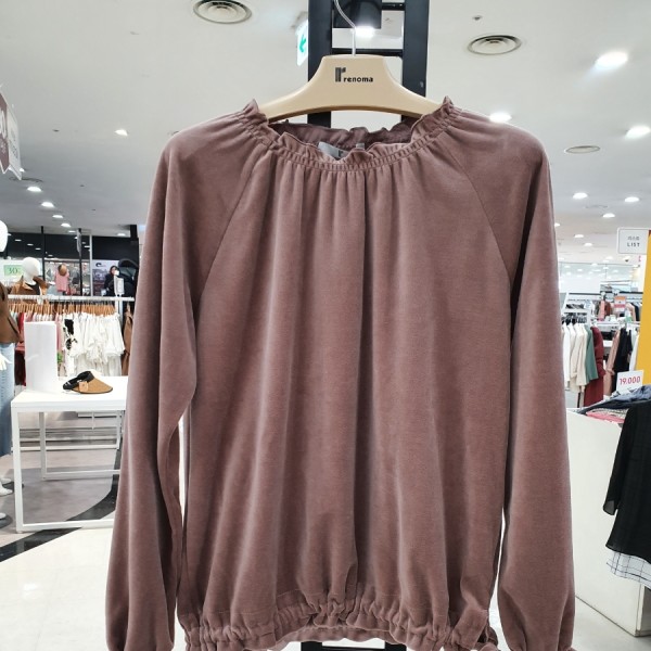 리뷰가 좋은 레노마레이디 밑단 스트링 벨벳 티셔츠 CX36TS750 좋아요 리뷰가 좋은 레노마레이디 밑단 스트링 벨벳 티셔츠 CX36TS750 좋아요