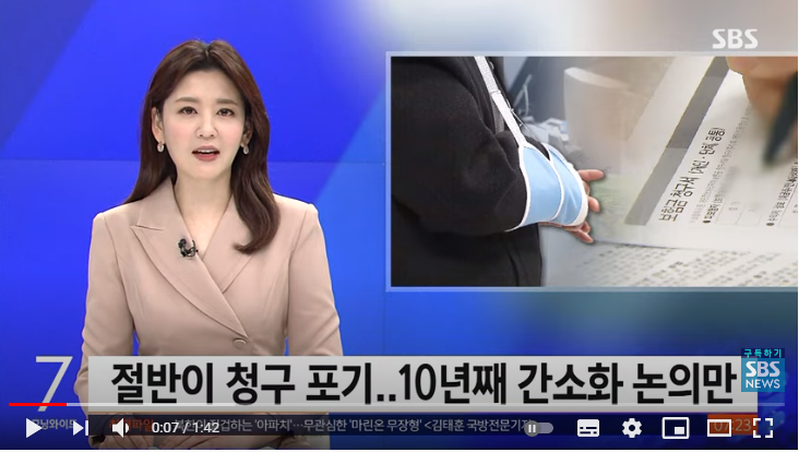 실손 의료보험 청구 절반 포기…간소화 논의 10년째 [SBS 뉴스]