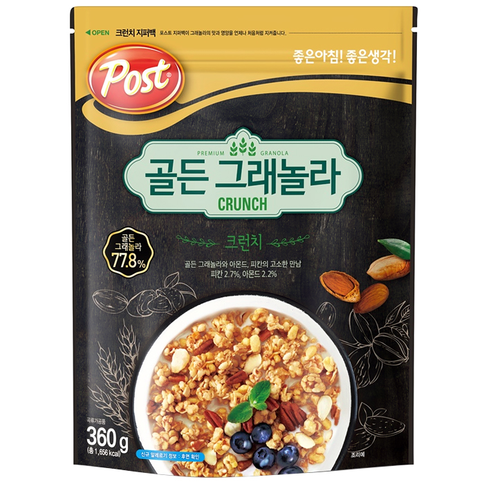 선호도 좋은 포스트 골든 그래놀라 크런치 시리얼, 360g, 1개 추천해요 선호도 좋은 포스트 골든 그래놀라 크런치 시리얼, 360g, 1개 추천해요