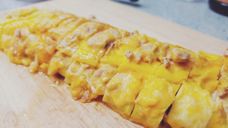  아빠표 요리, 아빠 요리 : 주말 아침 참치 오믈렛으로 풍족하게 한끼~~ㅎ