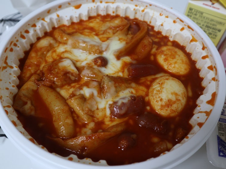  벌떡 수원영통점에서 떡볶이 시켜먹었어요~