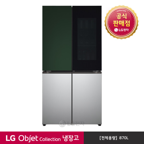 잘팔리는 [LG][공식판매점] 오브제 컬렉션 냉장고 M870SGS451 (870), 폐가전수거없음 추천합니다