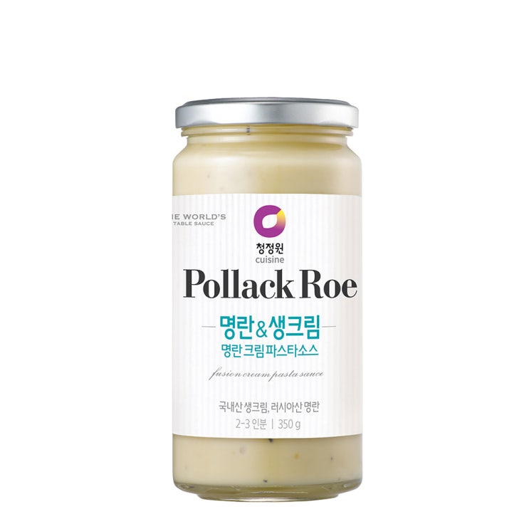 최근 인기있는 청정원 명란크림 파스타소스, 350g, 1개 좋아요