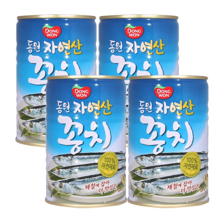 인기 많은 동원 꽁치통조림 400g x 4캔 좋아요