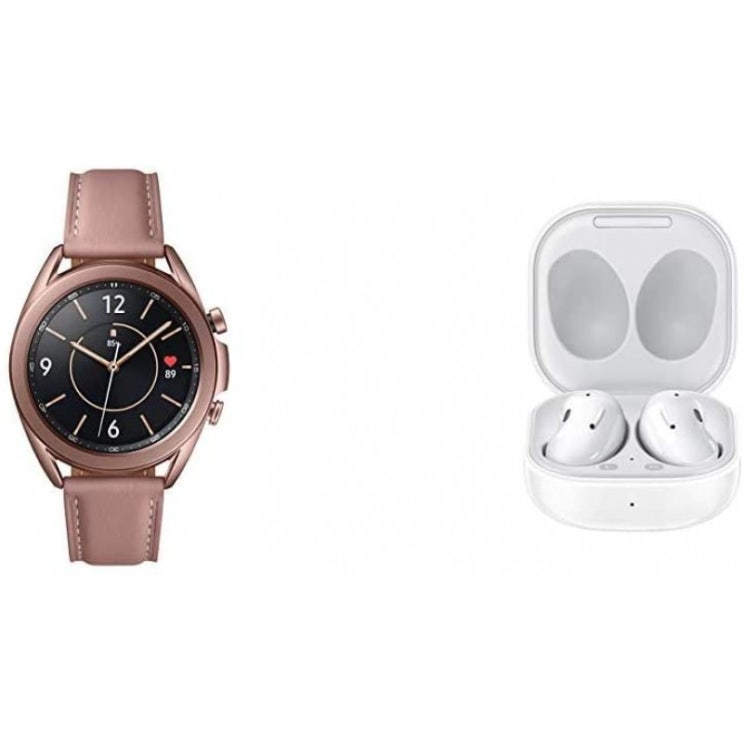 후기가 좋은 삼성 갤럭시 워치 3(41mm GPS 블루투스) 스마트 워치 - 삼성 갤럭시 버즈 라이브 T 미스틱 화이트가 포함된 미스틱 브론즈, 단일옵션, 단일옵션 좋아요 후기가 좋은 삼성 갤럭시 워치 3(41mm GPS 블루투스) 스마트 워치 - 삼성 갤럭시 버즈 라이브 T 미스틱 화이트가 포함된 미스틱 브론즈, 단일옵션, 단일옵션 좋아요
