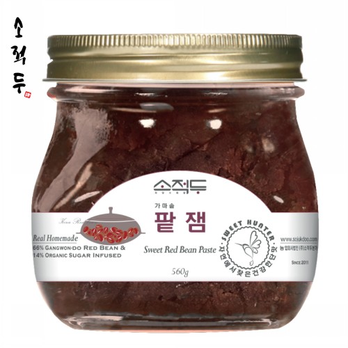 많이 팔린 소적두 팥잼 국산팥 유기농설탕 앙버터용 저당도 굵은팥, 추가없음, 560g(병) x 1 추천해요 많이 팔린 소적두 팥잼 국산팥 유기농설탕 앙버터용 저당도 굵은팥, 추가없음, 560g(병) x 1 추천해요