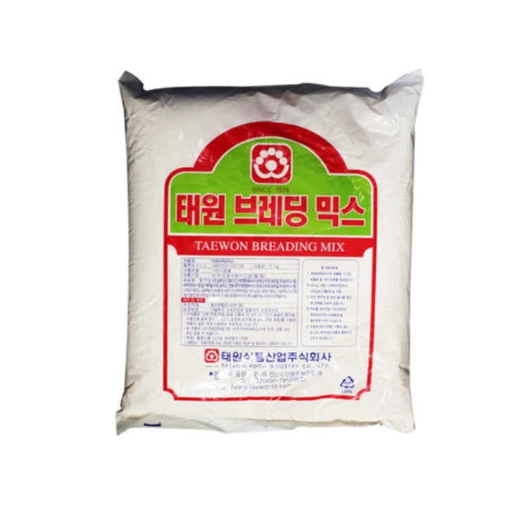 후기가 좋은 태원식품 후라이드 치킨파우더 브레딩 믹스, 5kg, 1개 추천해요 후기가 좋은 태원식품 후라이드 치킨파우더 브레딩 믹스, 5kg, 1개 추천해요