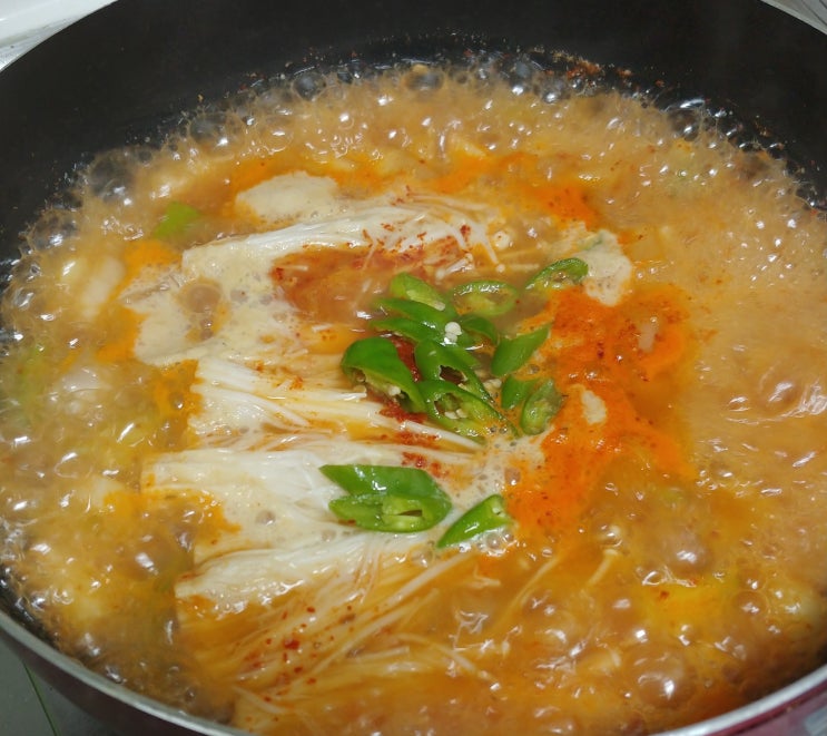  내돈내산 추천템 : '샘표 백일된장'으로 간단히 된장찌개 만들어 먹기