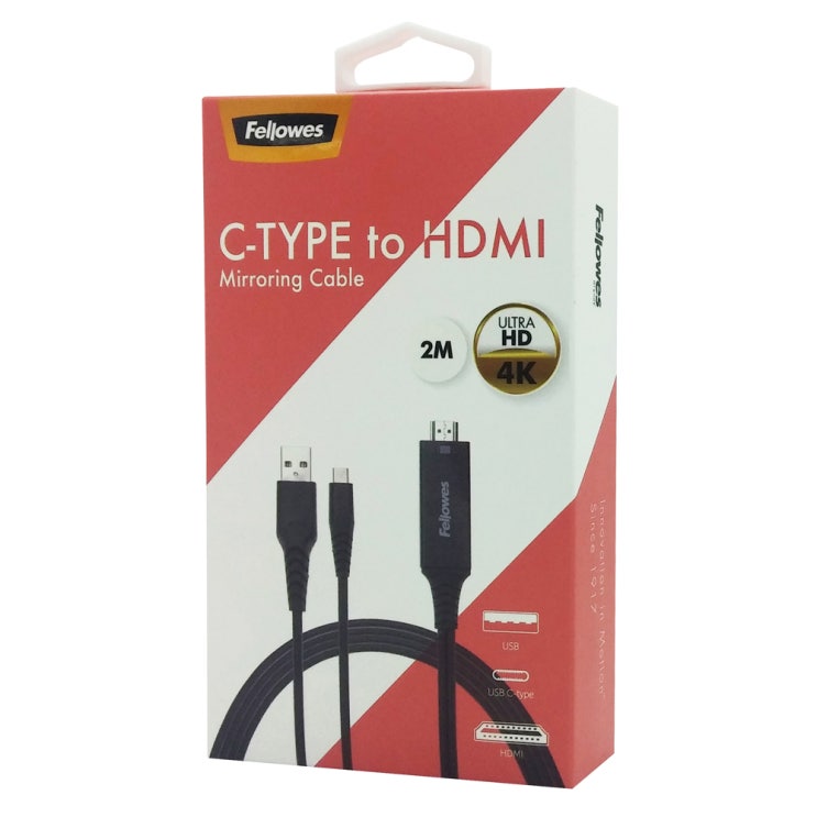 핵가성비 좋은 펠로우즈 C타입 to HDMI 미러링케이블, 1개, 2m 좋아요 핵가성비 좋은 펠로우즈 C타입 to HDMI 미러링케이블, 1개, 2m 좋아요