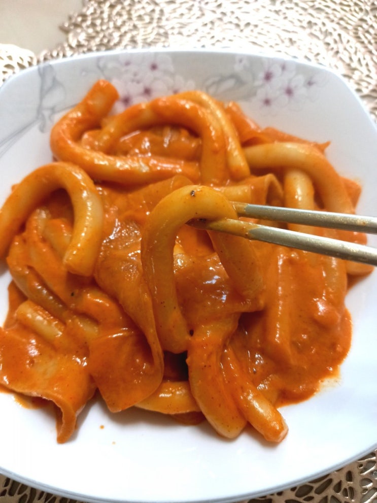 배달의민족 B마트로 주문한 - 프레시지 호로록 로제 떡볶이 밀키트 배달의민족 B마트로 주문한 - 프레시지 호로록 로제 떡볶이 밀키트