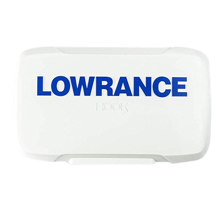 인기있는 Lowrance 어군탐지기 선 커버 후크 2 10.2cm, White+Blue ···